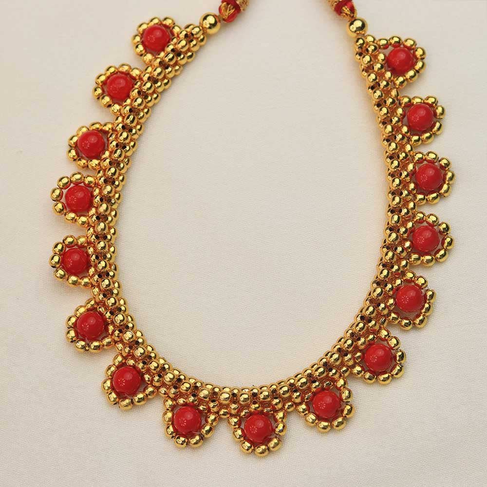 Kolhapuri Classic Gold Multi-Strand Haar