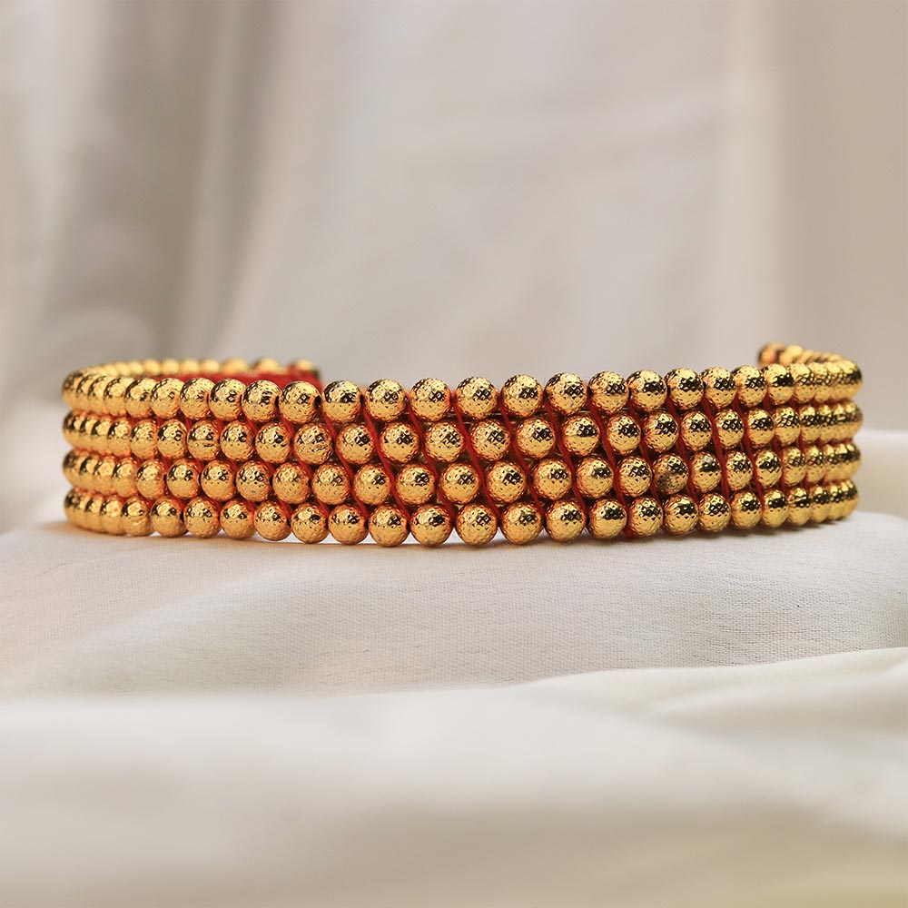 Kolhapuri Classic Bead Wide Choker Set