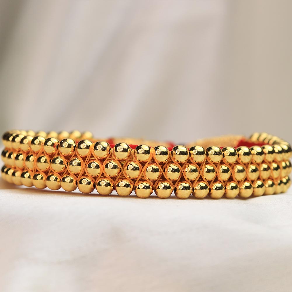 Kolhapuri Black Bead Designer Necklace