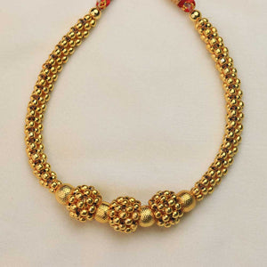 Kolhapuri Multi Bead Cluster Necklace