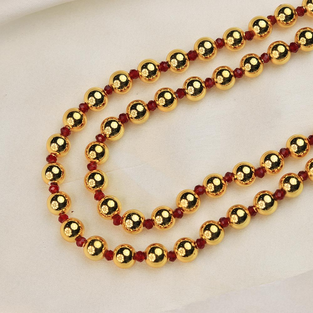 Kolhapuri Classic Double Layer Bead Haar