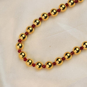 Kolhapuri Simple Gold Bead Chain