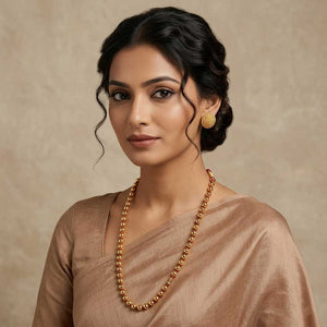 Simple gold bead chain