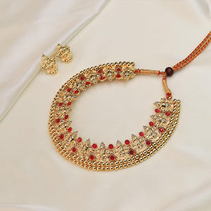 Lakshmi Motif Bridal Choker