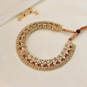 Floral Heritage Gold Choker