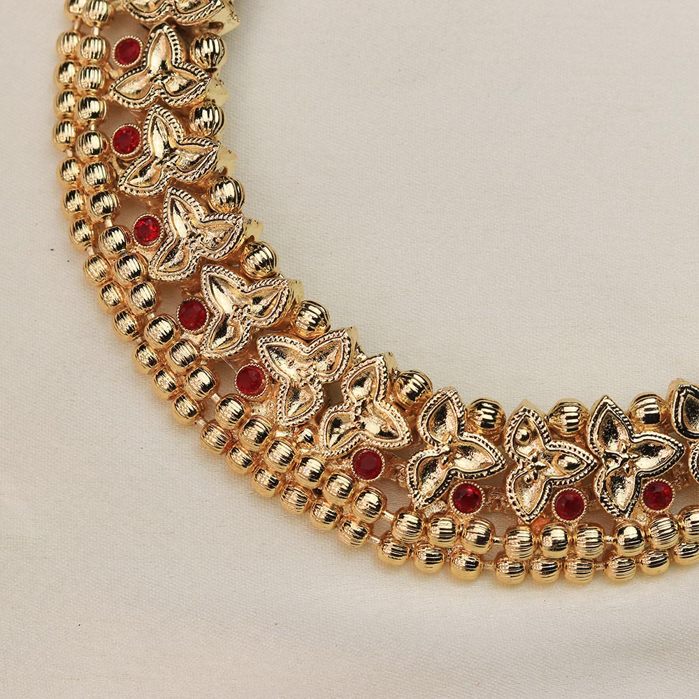 Floral Heritage Gold Choker
