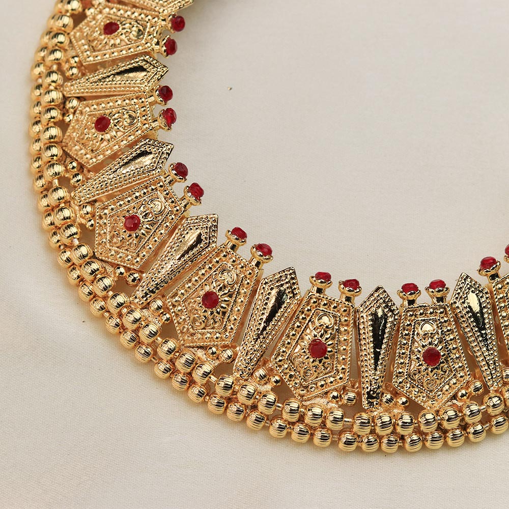 Chevron Pattern Ethnic Choker