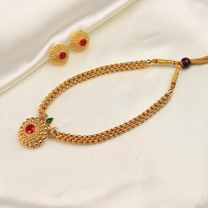 Pearl Drop Temple Mangalsutra