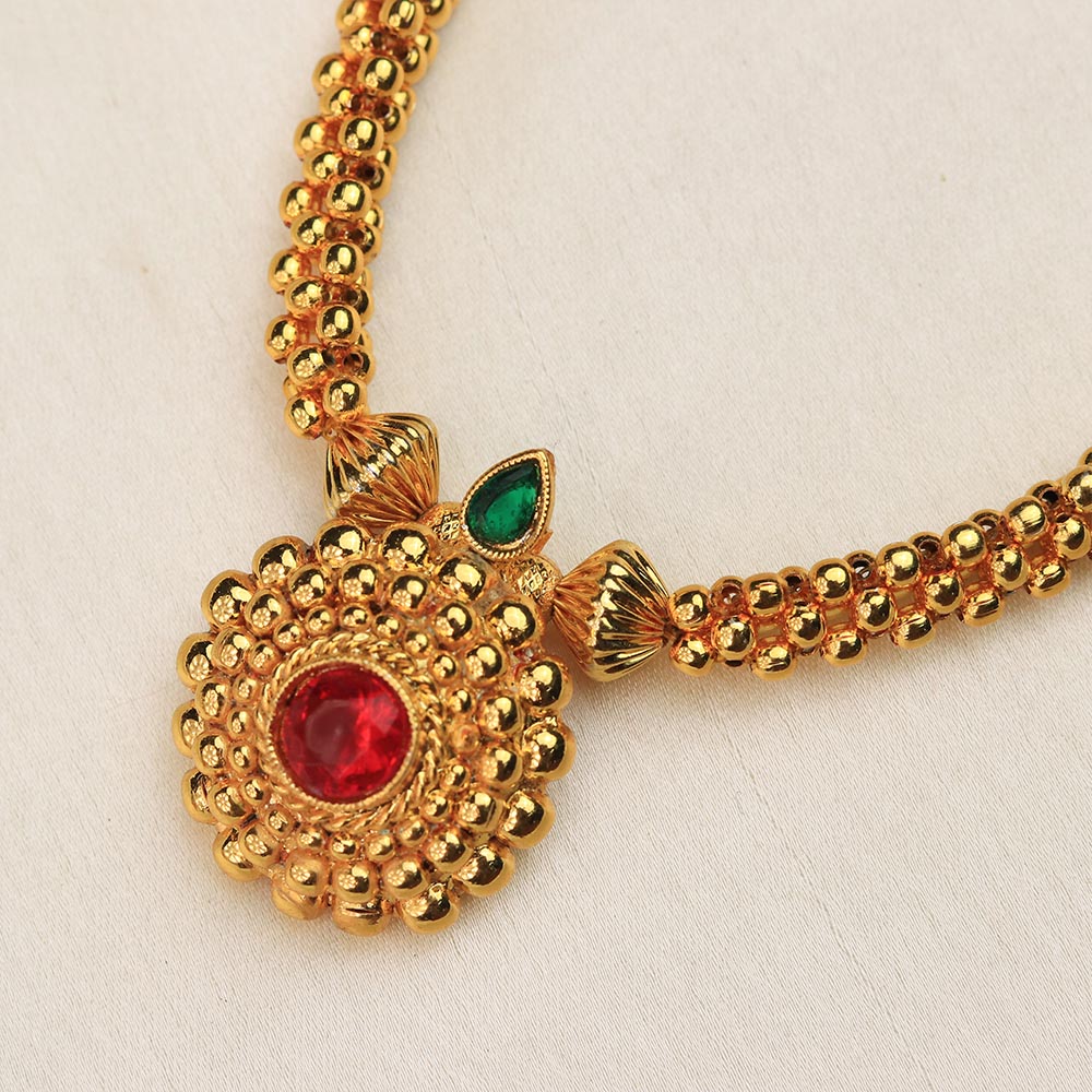 Pearl Drop Temple Mangalsutra