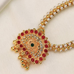Dual Tone Pearl Mangalsutra