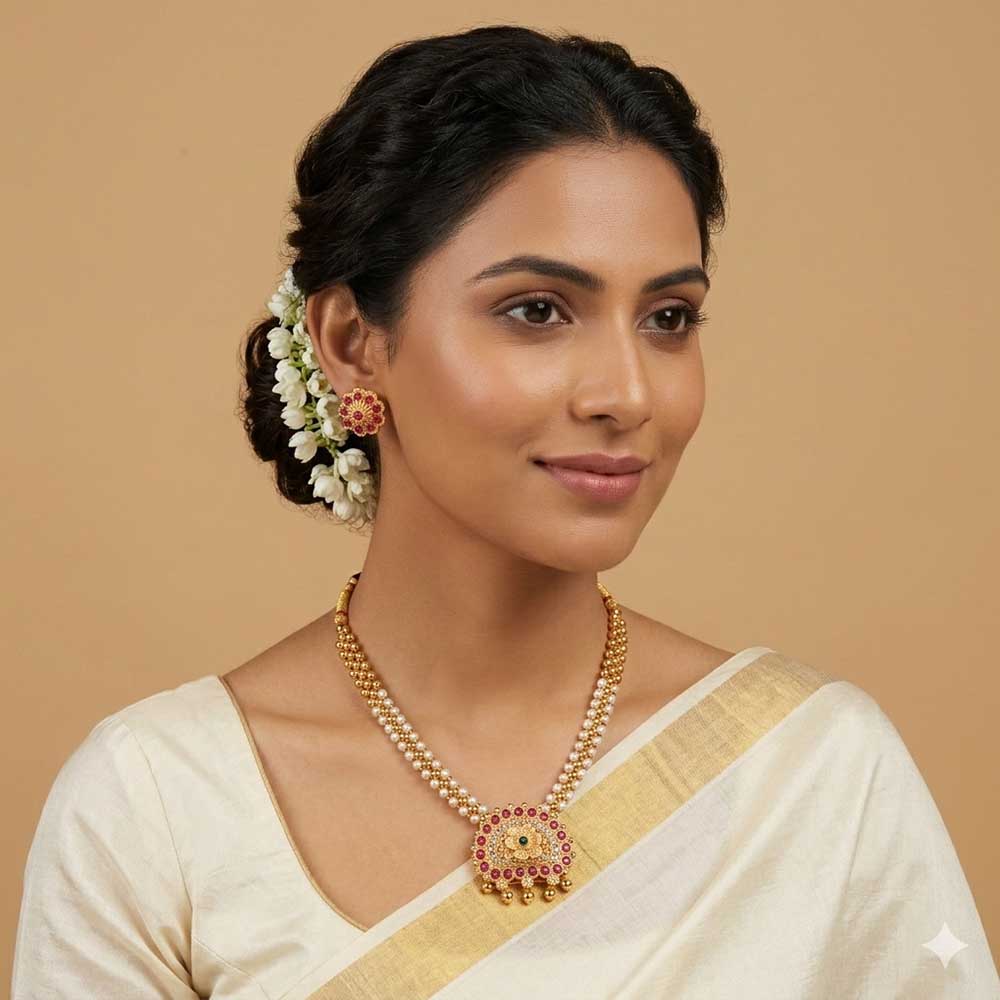 Dual Tone Pearl Mangalsutra