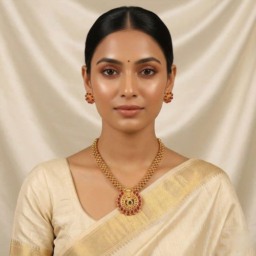 Circular Heritage Pendant Mangalsutra