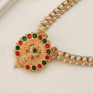 Minimal Gold Bead Mangalsutra