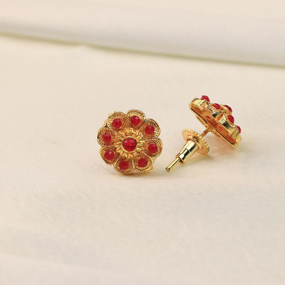 Floral Stone Temple Mangalsutra