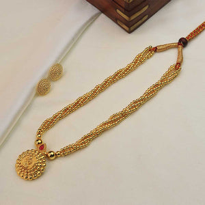 long gold mangalsutra