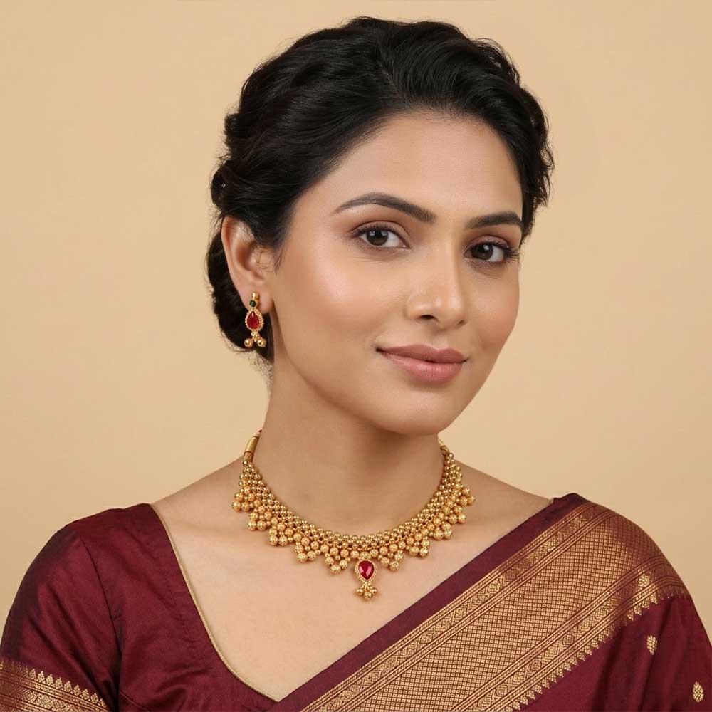 Royal Lakshmi Coin Choker
