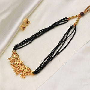Black Bead Traditional Mangalsutra
