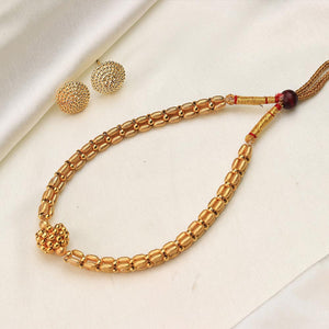 Twisted Rope Gold Necklace