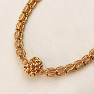 twisted rope gold necklace