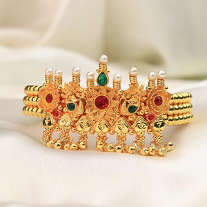 temple gold choker set