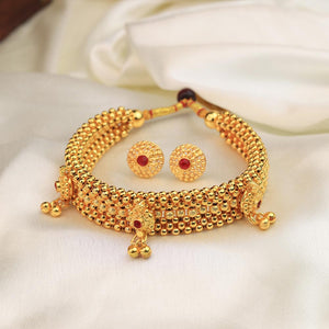 Classic Gold Bead Choker