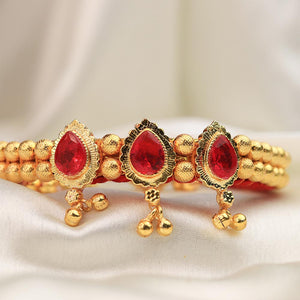 red bead choker necklace
