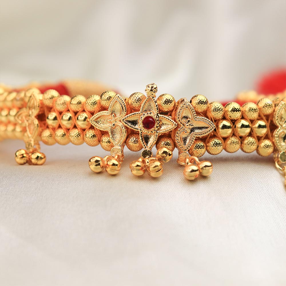 heavy gold choker necklace