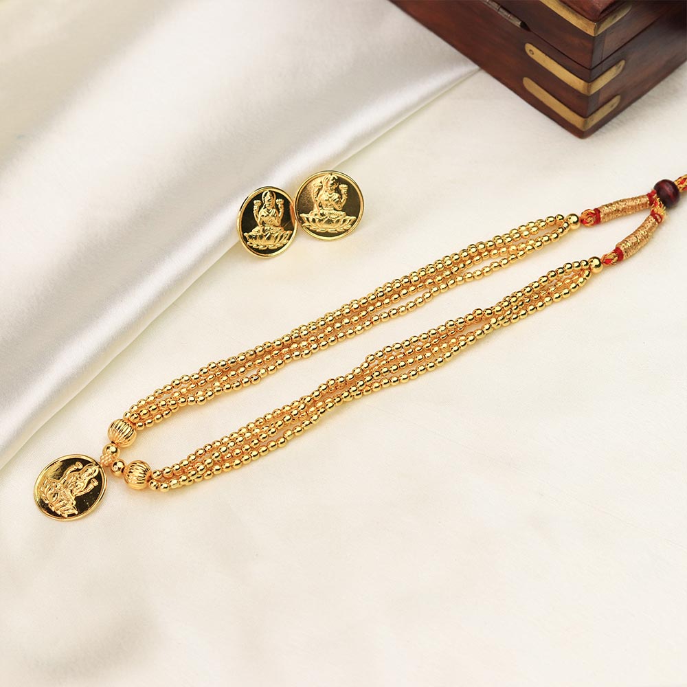 multi strand coin gold necklace
