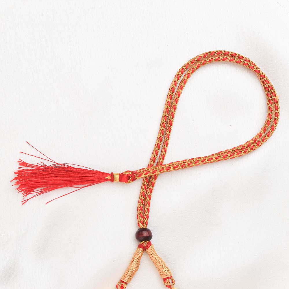 Gold Bead Cluster Necklace