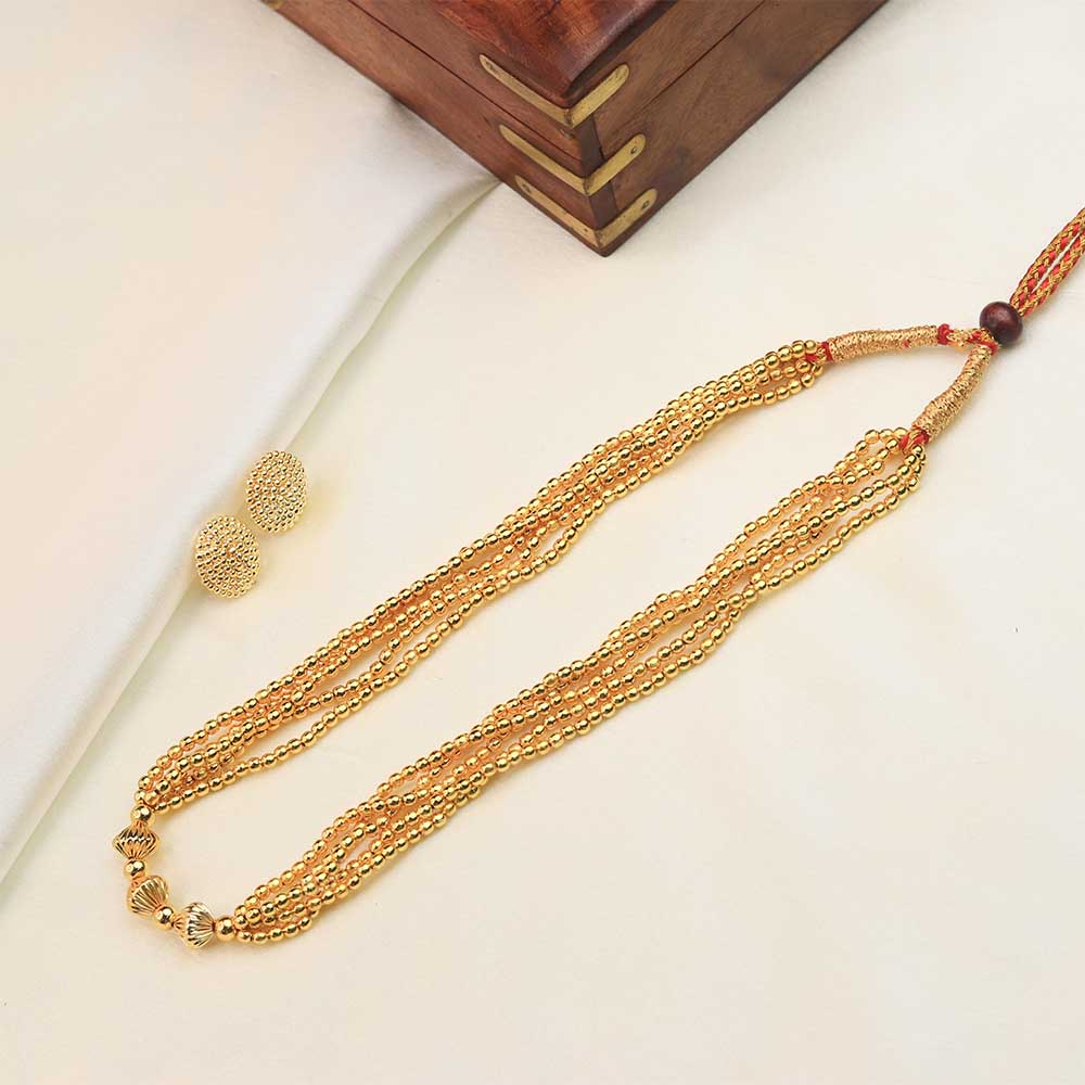 gold designer pendant necklace