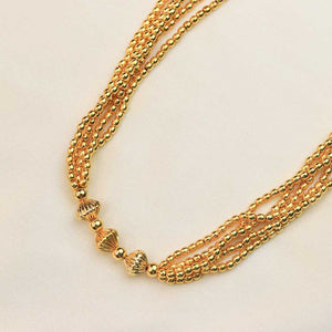 gold designer pendant necklace