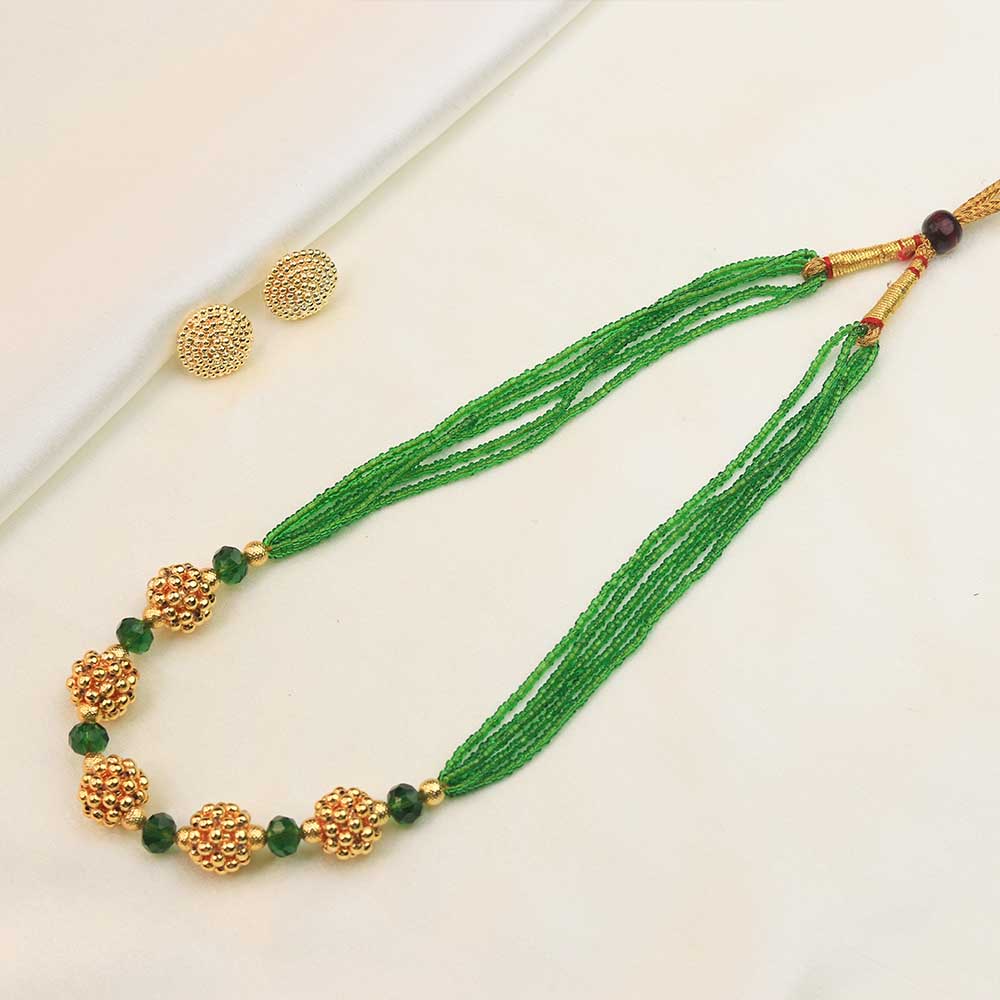 Multi-Strand Gold Chain Necklace