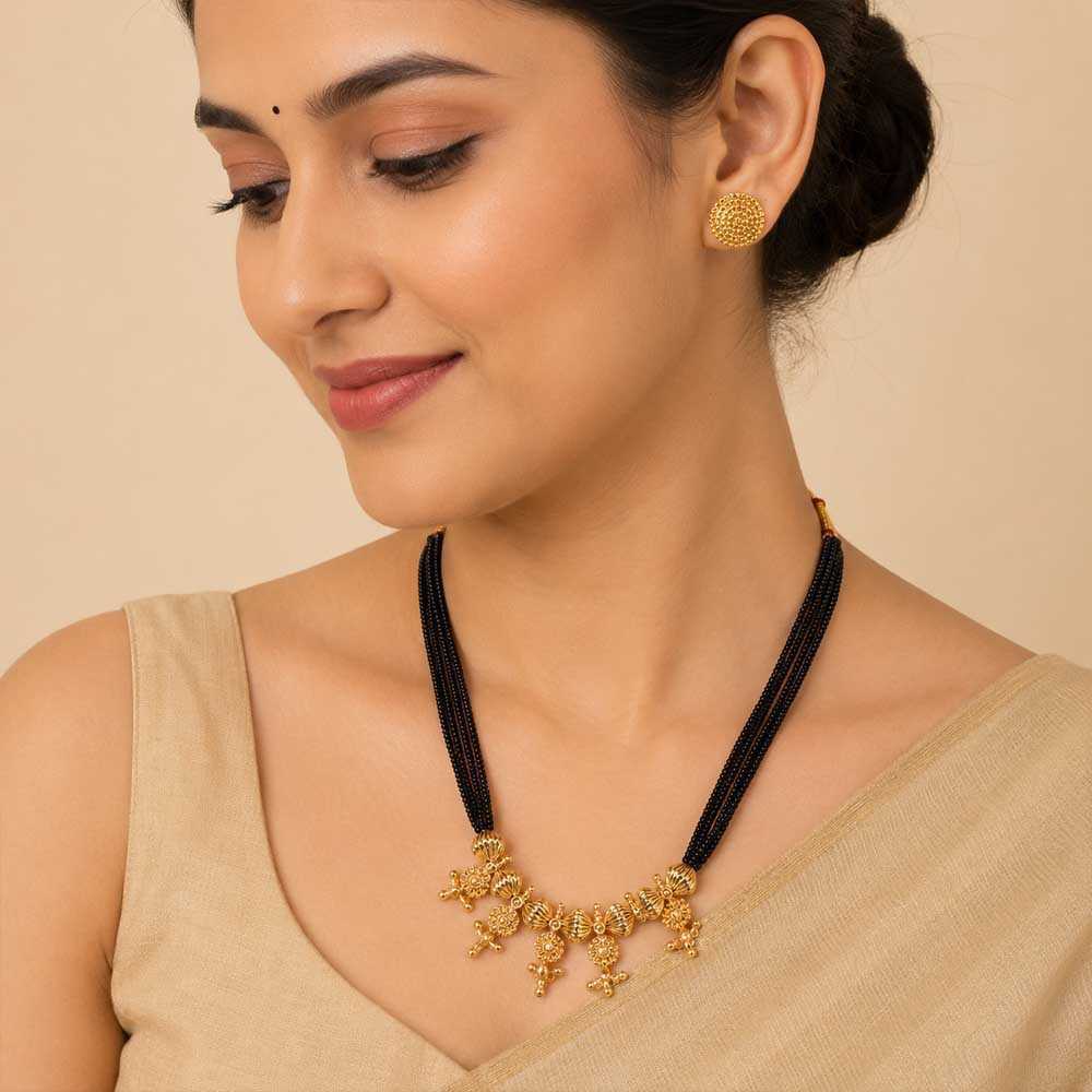 Traditional Mangalsutra Pendant Necklace