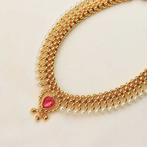 traditional black bead necklace