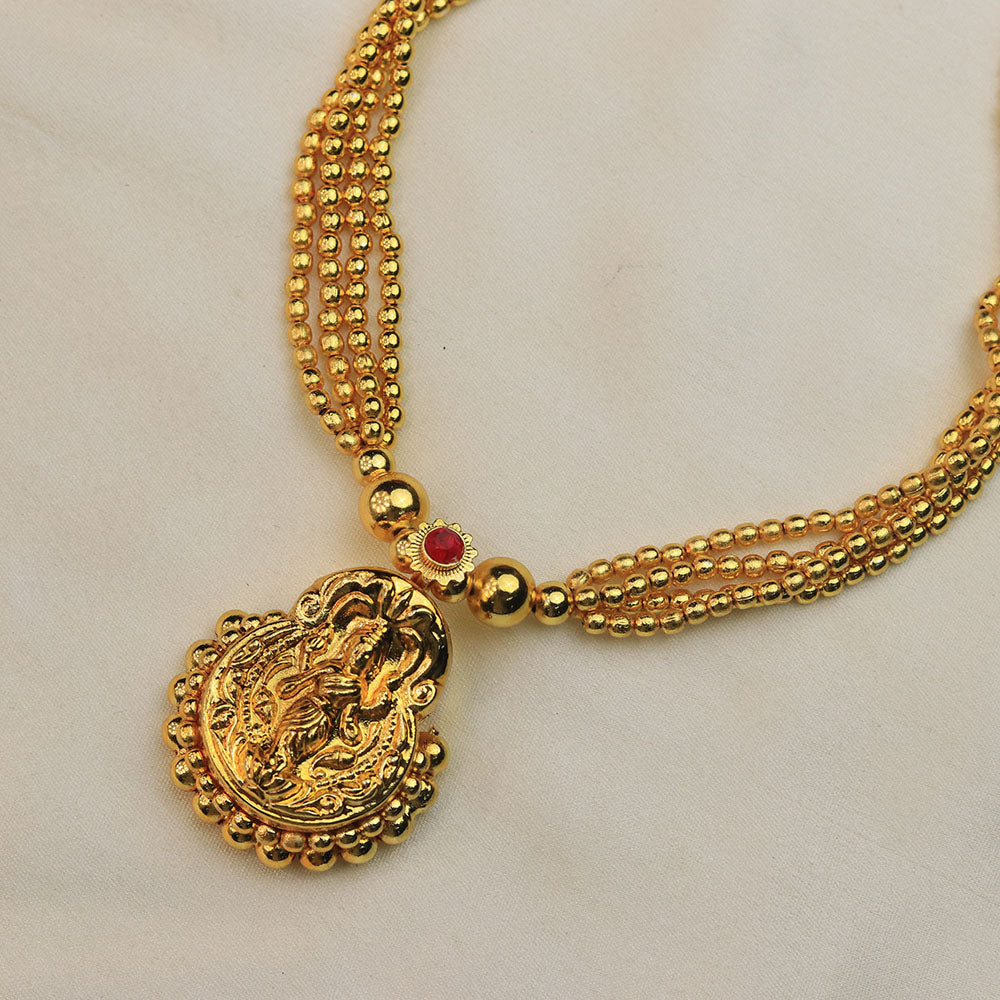 Traditional Floral Beaded Choker