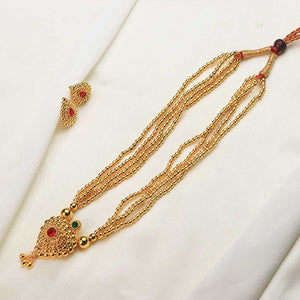Crescent Temple Necklace