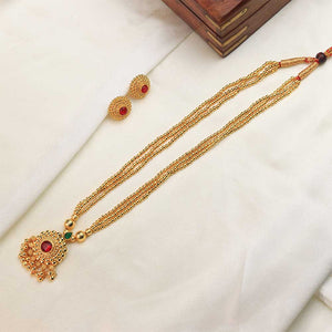Wide gold collar necklace