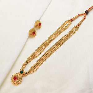 Floral Pattern Heritage Necklace
