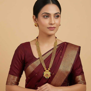 Peacock Grand Bridal Necklace