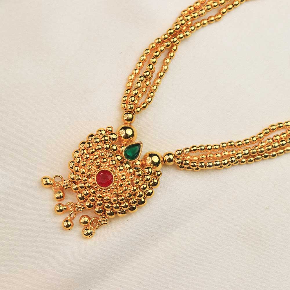 Gold layered mangalsutra