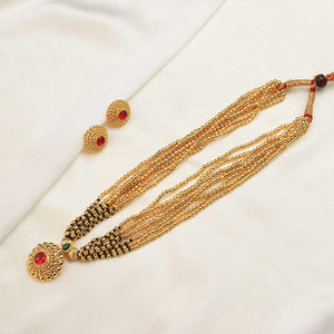 Dual Tone Bead Mangalsutra