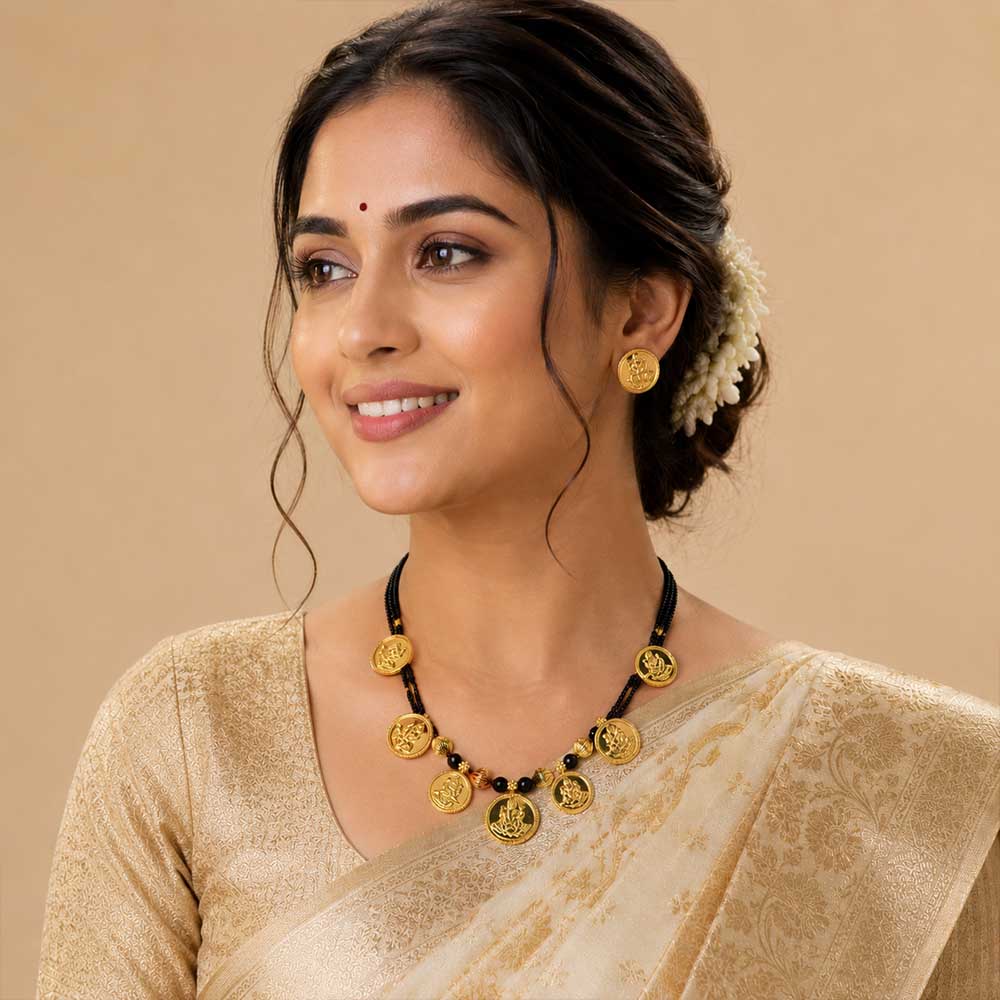 Teardrop Stone Mangalsutra