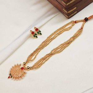 Black crystal necklace