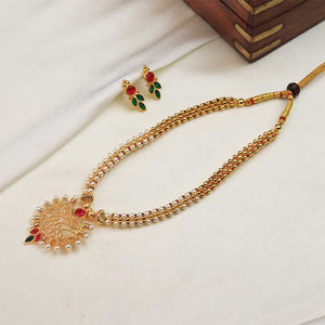 Red bead necklace