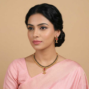 Floral Temple Necklace