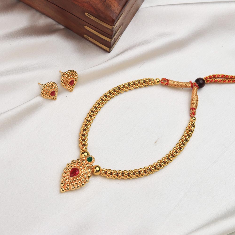  Lakshmi coin necklace for traditional wear 