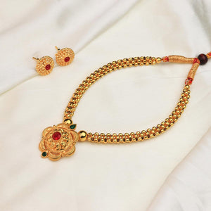 Pearl Accent Chain Necklace