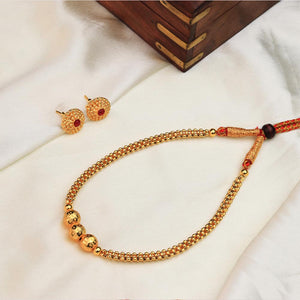  Temple motif necklace design 