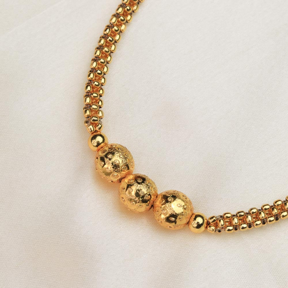 Temple Motif Pendant Necklace