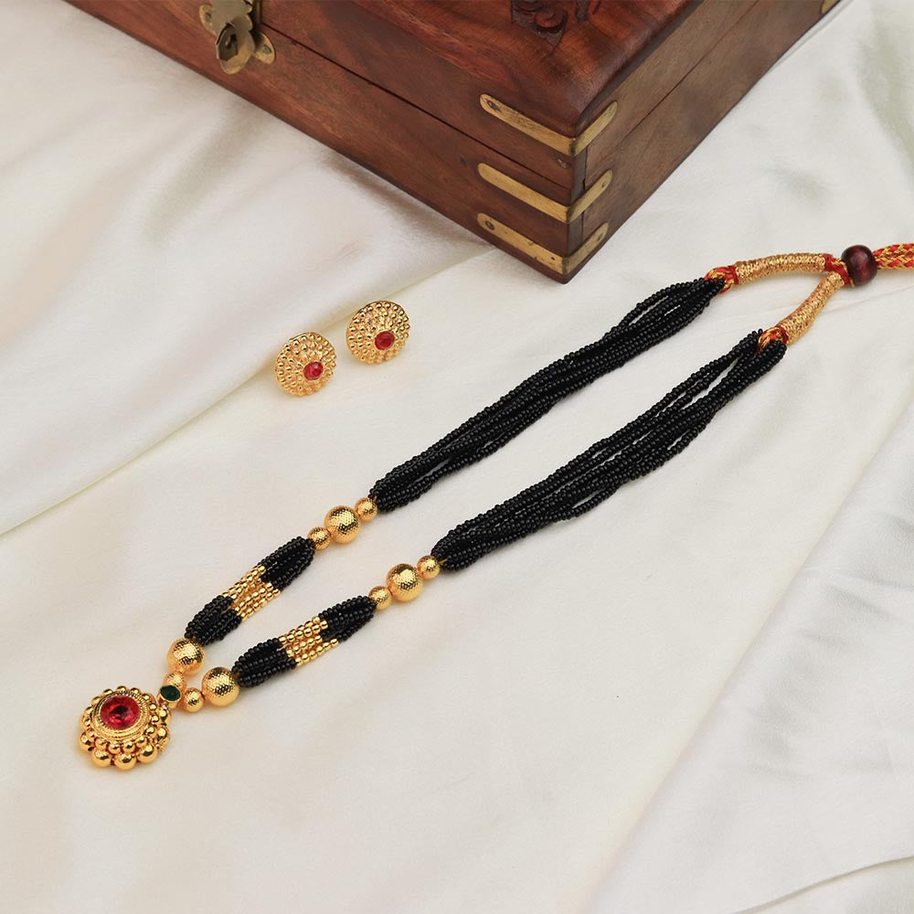  Minimal pendant mangalsutra 
